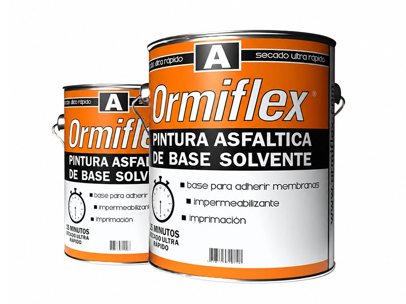Pintura asfáltica 18 lts Ormiflex A Base Solvente